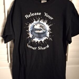 Gildan Black Heavy Cotton T-Shirt